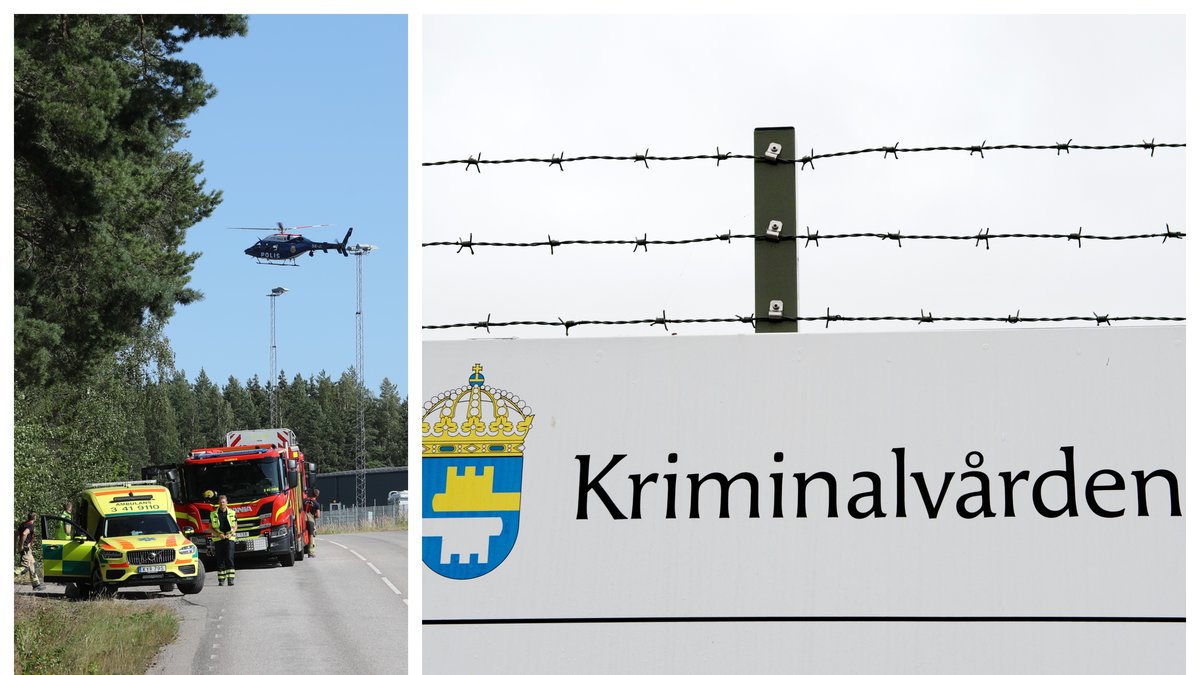 Två intagna vid Hällbyanstalten i Eskilstuna tog gisslan under onsdagen.